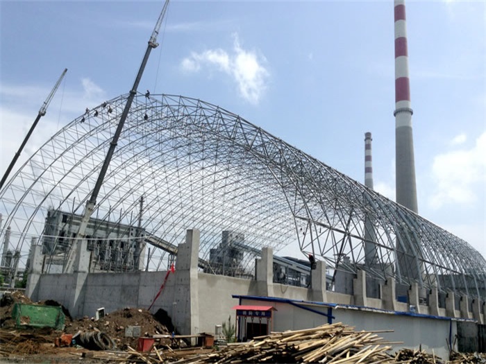 博尔塔拉蒙古自治州煤机油桶翘工程网架